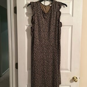 Old navy XXL cheetah print women’s dress. NEVER WORN. Tore off tags & never wore